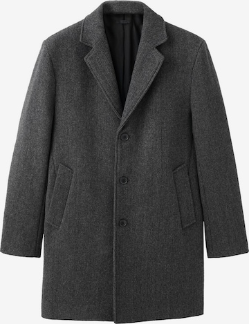MANGO MAN Between-Seasons Coat 'Hake' in Grey: front