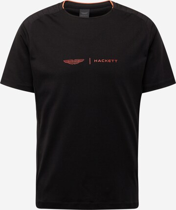 T-Shirt Hackett London en noir : devant