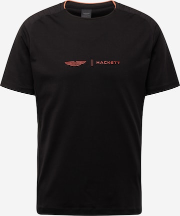 T-Shirt Hackett London en noir : devant