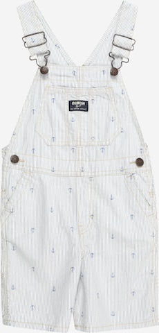 OshKosh Regular Dungarees in White: front