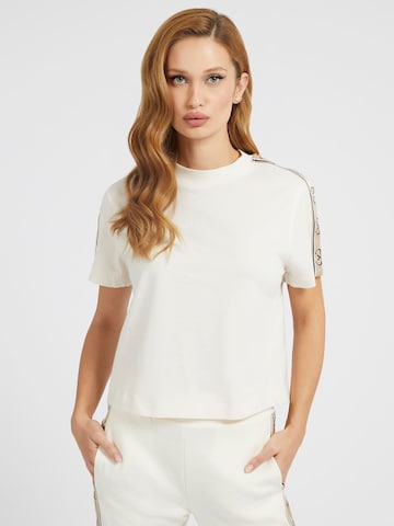 GUESS Performance Shirt in White: front