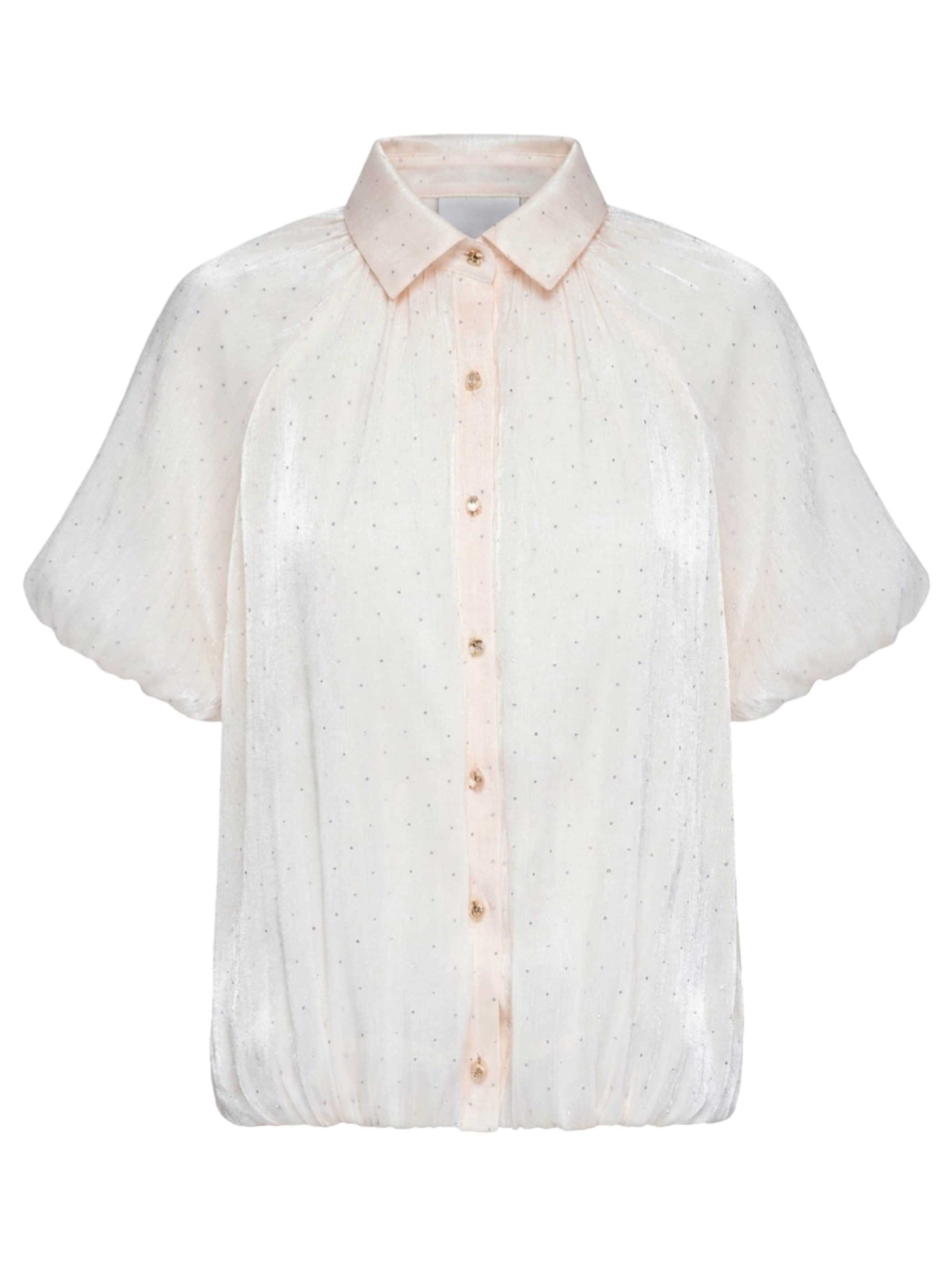 Ombre Blouse in Beige: voorkant