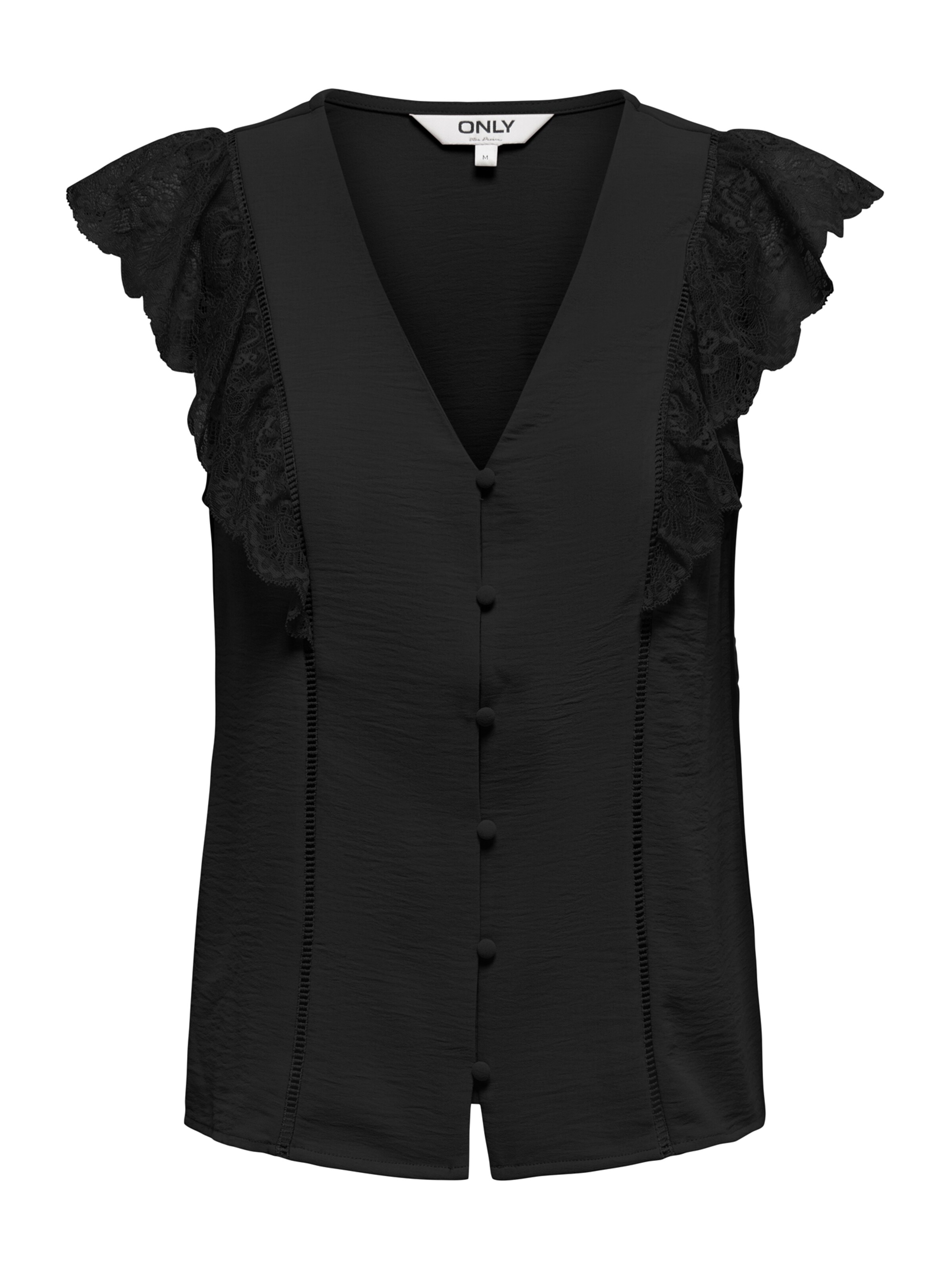 ONLYBluza 'ONLMETTE' - crna boja: prednji dio