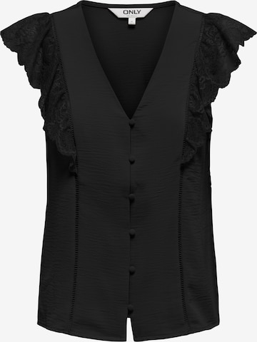 ONLYBluza 'ONLMETTE' - crna boja: prednji dio