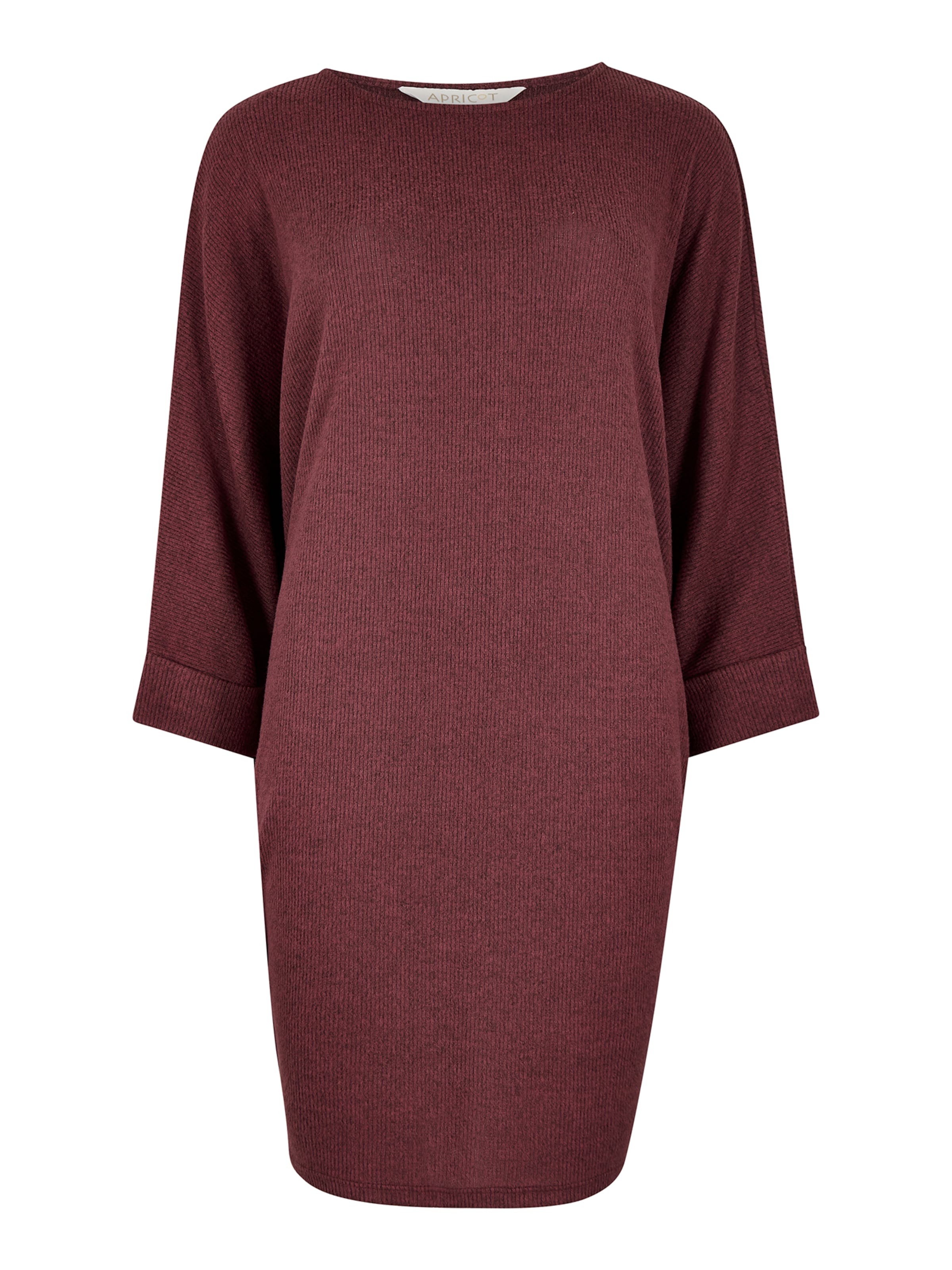 Apricot Kleid in Rot: Vorderseite