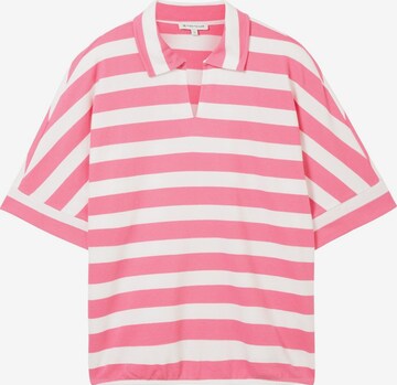 T-shirt TOM TAILOR en rose : devant