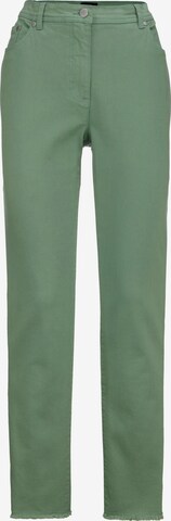 MIAMODA Slimfit Jeans in Groen: voorkant
