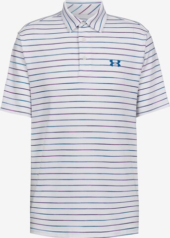 UNDER ARMOUR Performance Shirt 'Playoff' in White: front