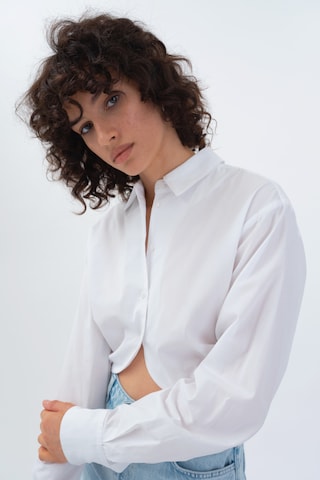 Camicia da donna 'Flick' di Aligne in bianco