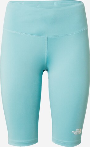 Skinny Pantalon de sport THE NORTH FACE en bleu : devant