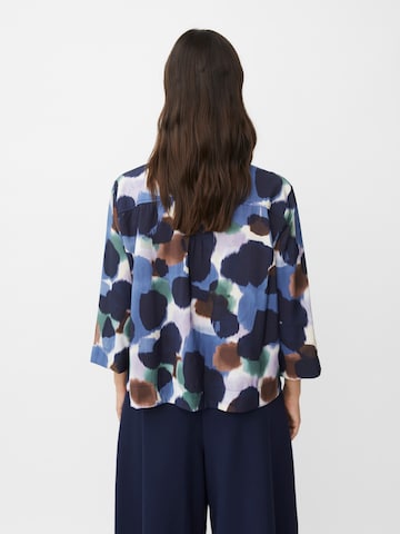 Chemisier 'MaIbilisan' Masai en bleu