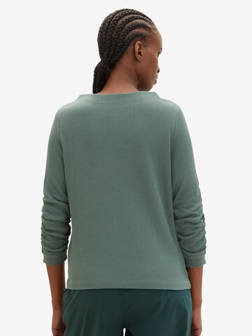 TOM TAILOR DENIM Sweatshirt in Green