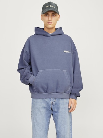 Sweat-shirt JACK & JONES en bleu : devant