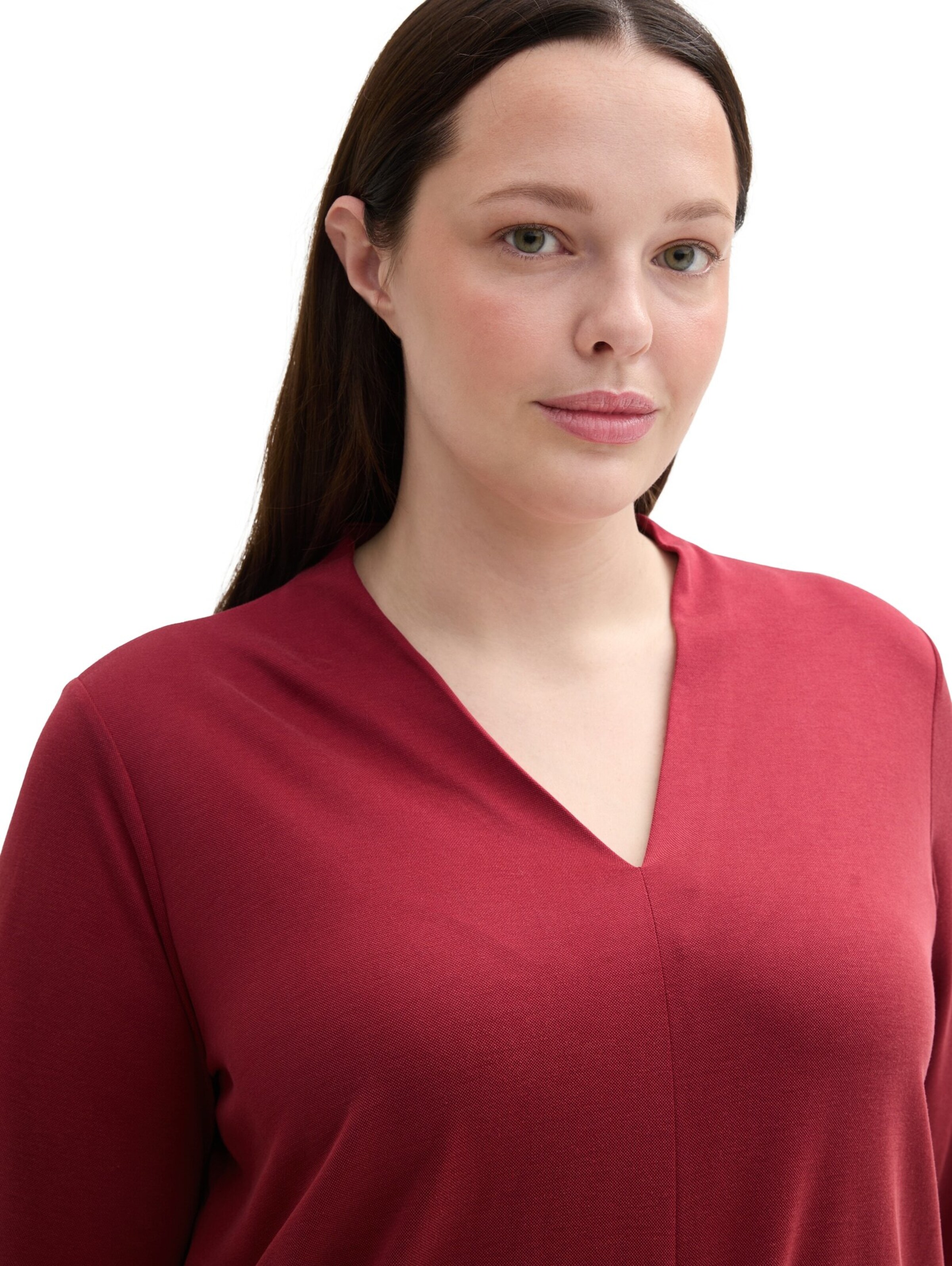 Tom Tailor Women + Shirt in Red