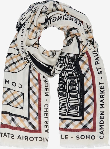 COMMA Scarf in Beige: front