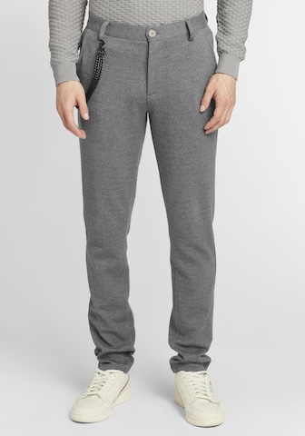 BLEND Regular Chino Pants 'Walton' in Grey: front