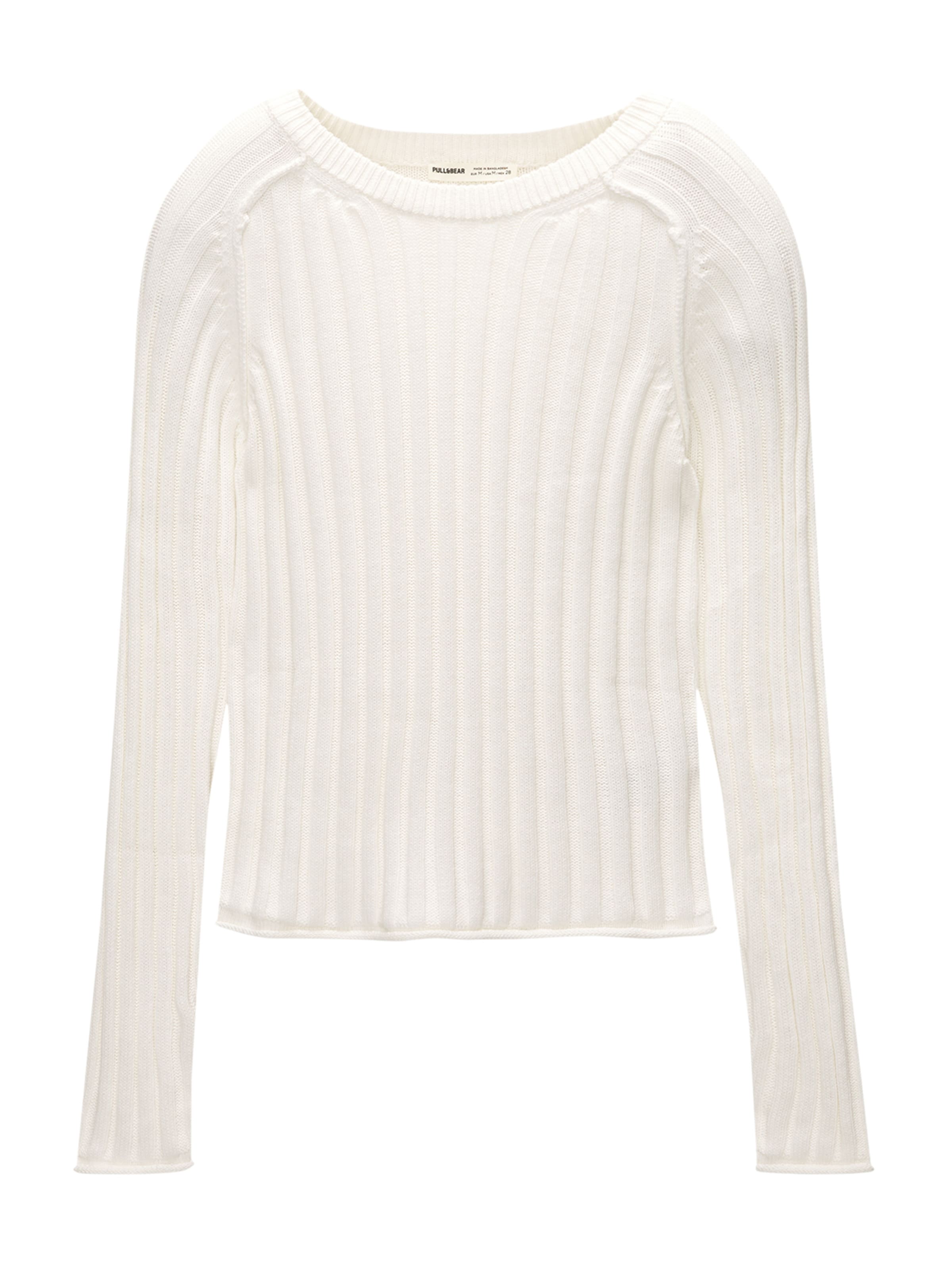 Pull&Bear Pullover in Beige: Vorderseite