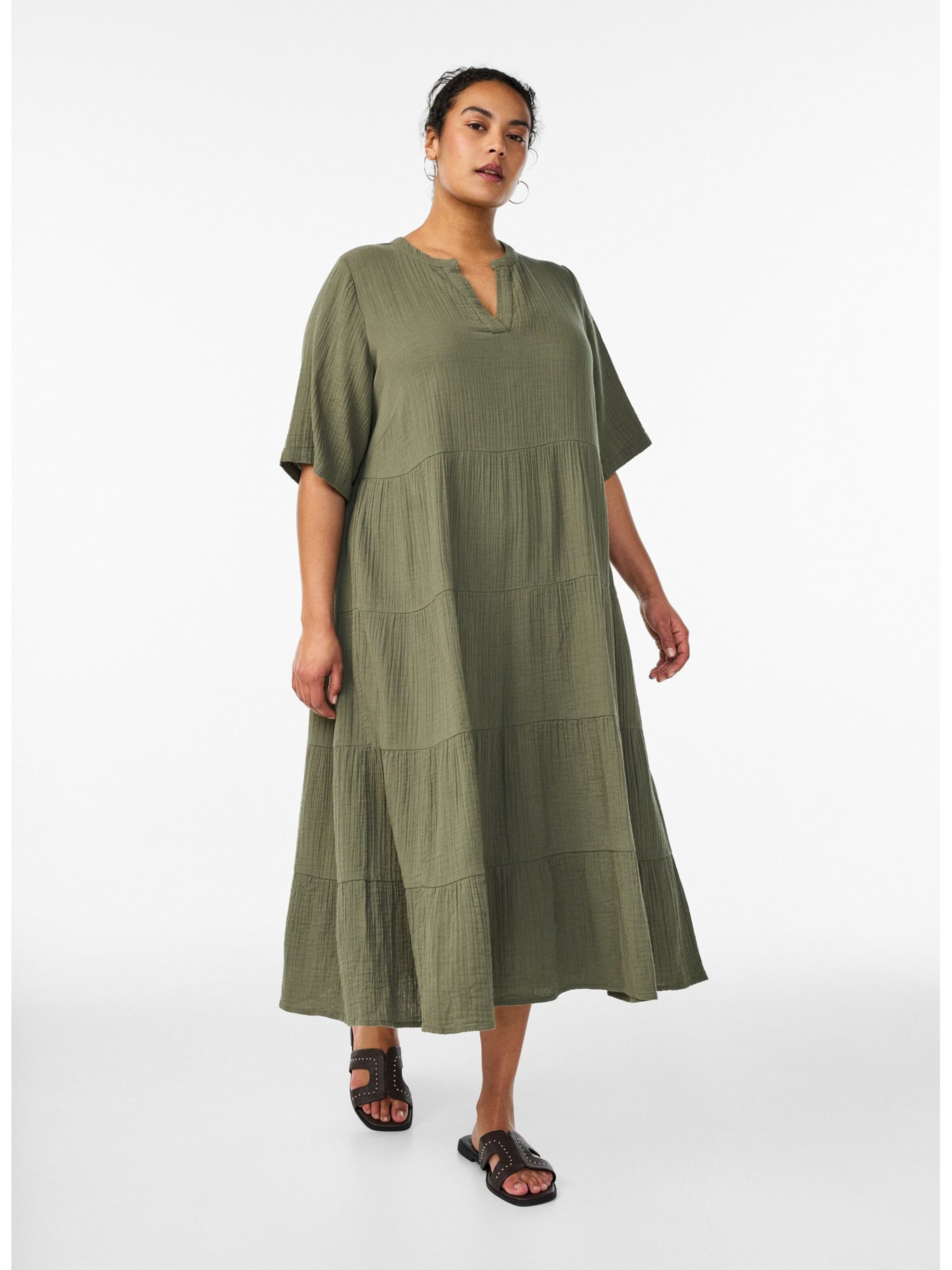 Rochie de vară 'Vvivu' de la Zizzi pe verde: față