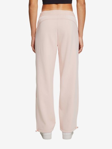 Regular Pantalon de sport ESPRIT en rose