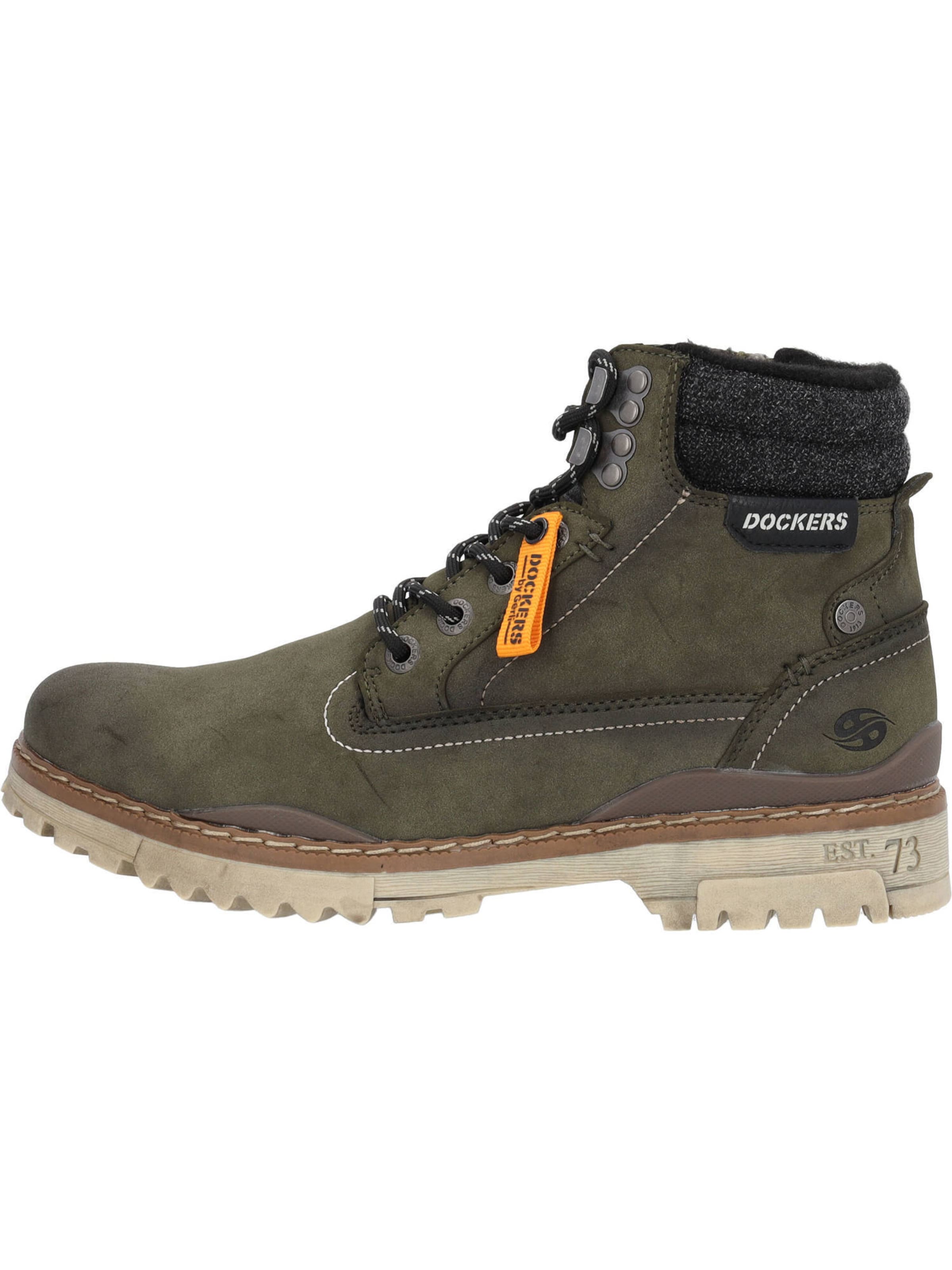 Dockers by Gerli Ботинки на шнуровке в Зеленый