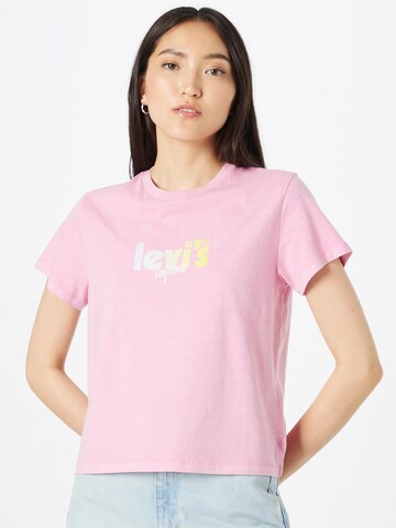 LEVI'S ® Paita 'Graphic Classic Tee' värissä vaaleanpunainen: edessä