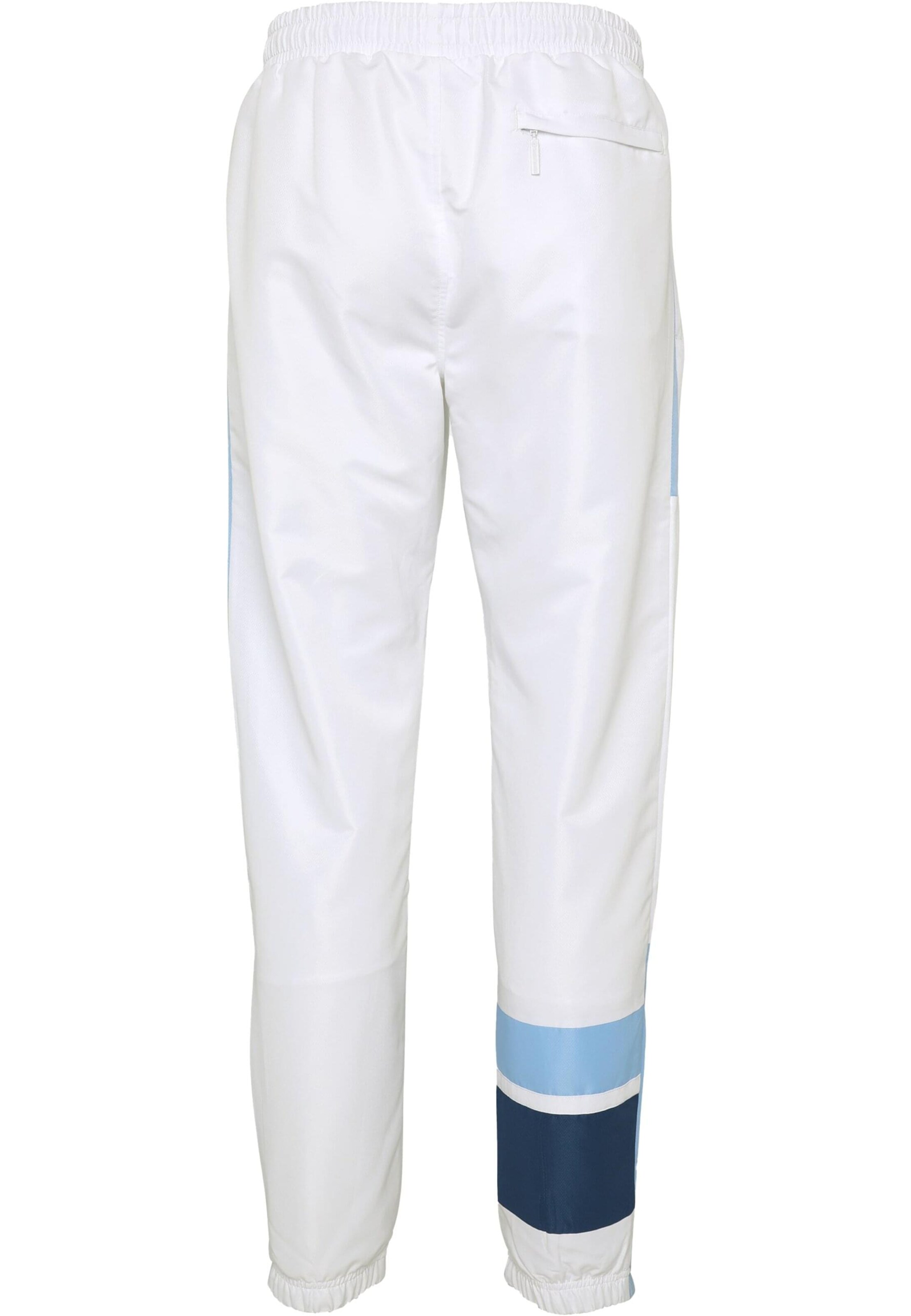 Sergio Tacchini Tapered Hose 'Denso' in Weiß