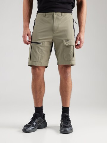 Regular Pantalon outdoor CMP en vert : devant