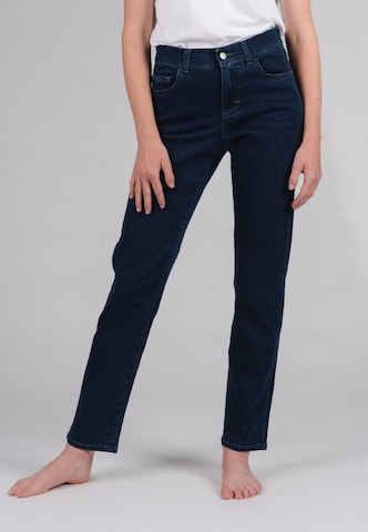 Angels Straight-Leg Jeans in Blau: predná strana