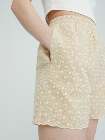 EDITED Regular Pants 'Gesha' in Beige