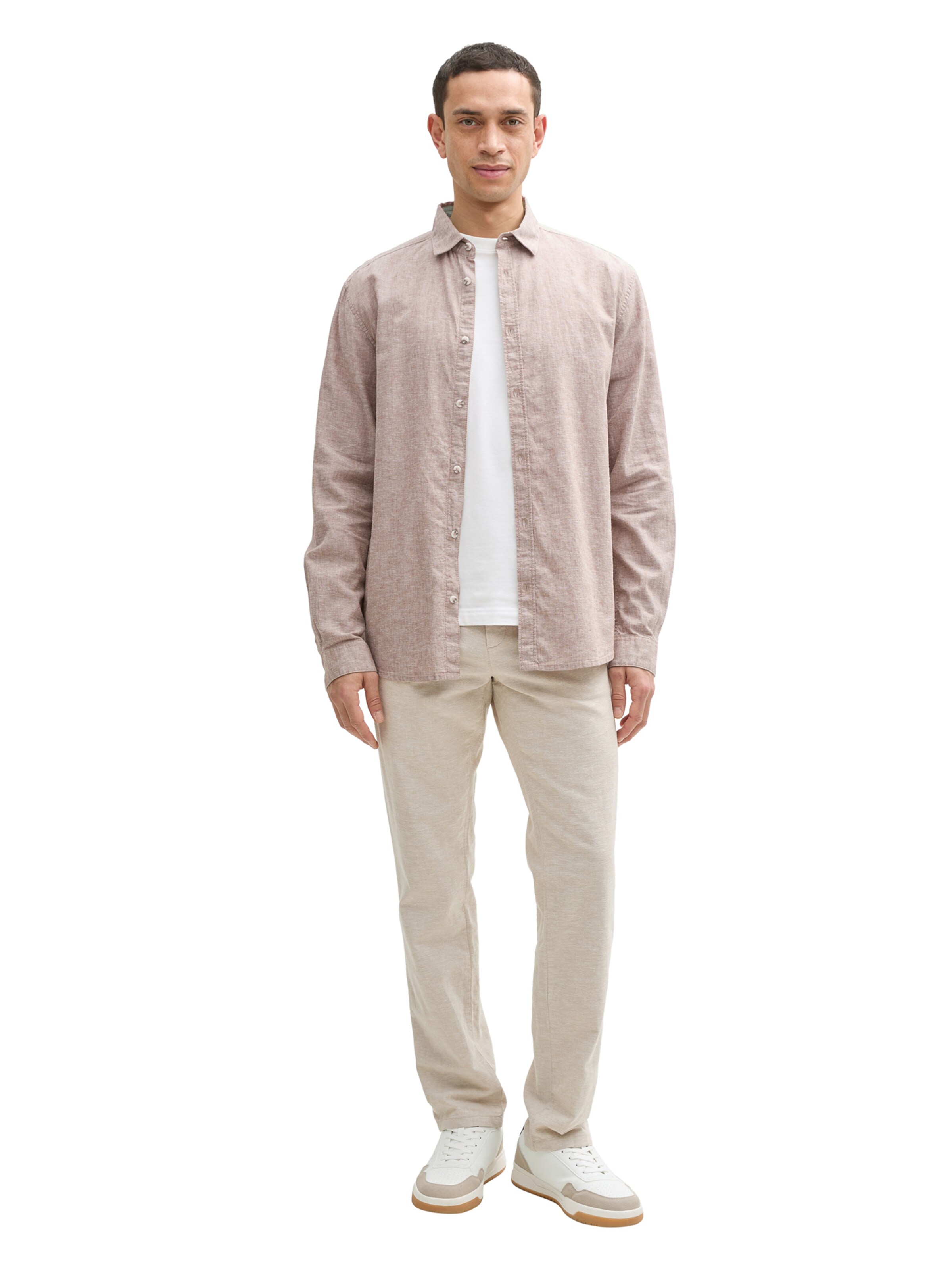 TOM TAILOR Regular fit Πουκάμισο σε καφέ