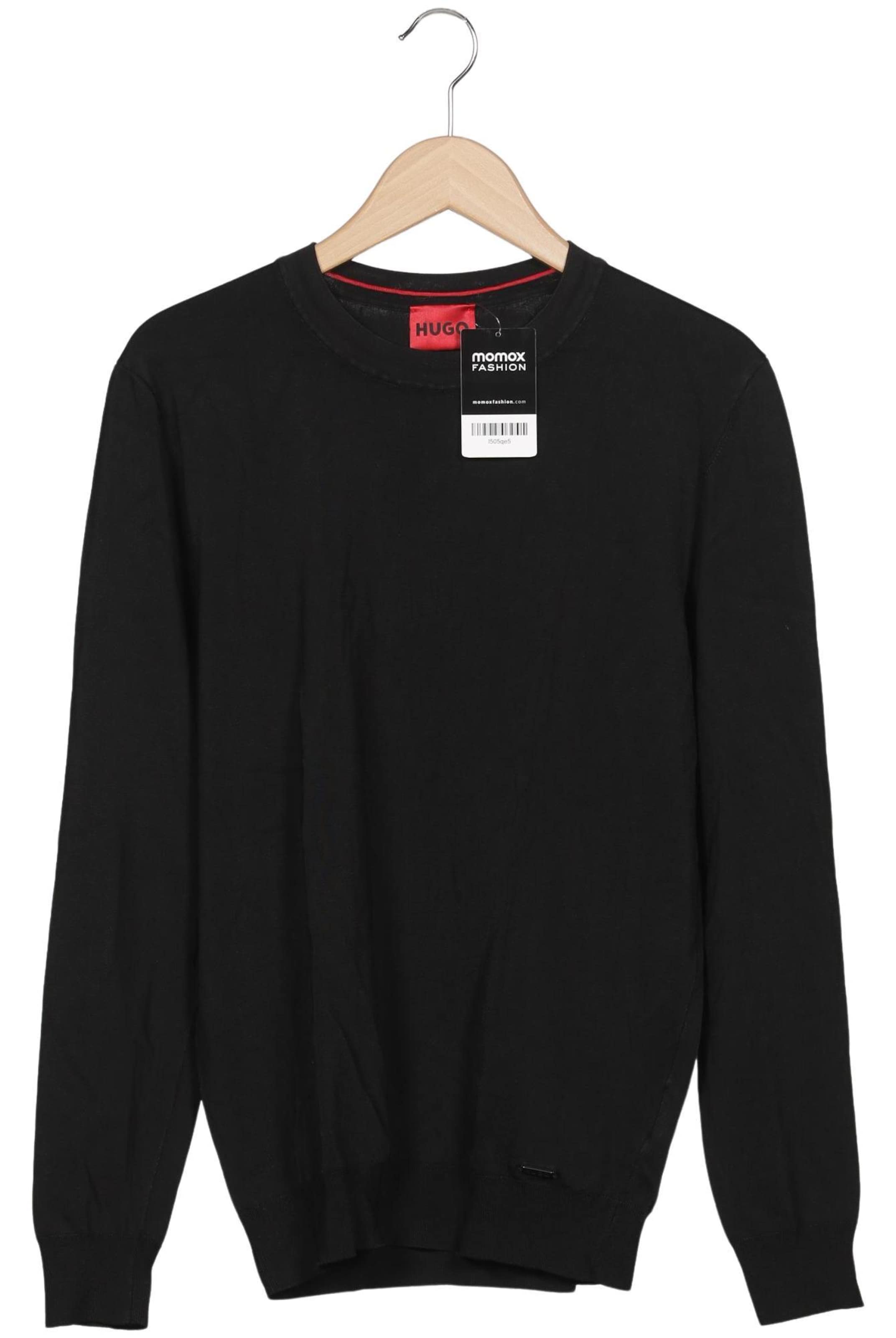 HUGO Sweater & Cardigan in L in Black: front