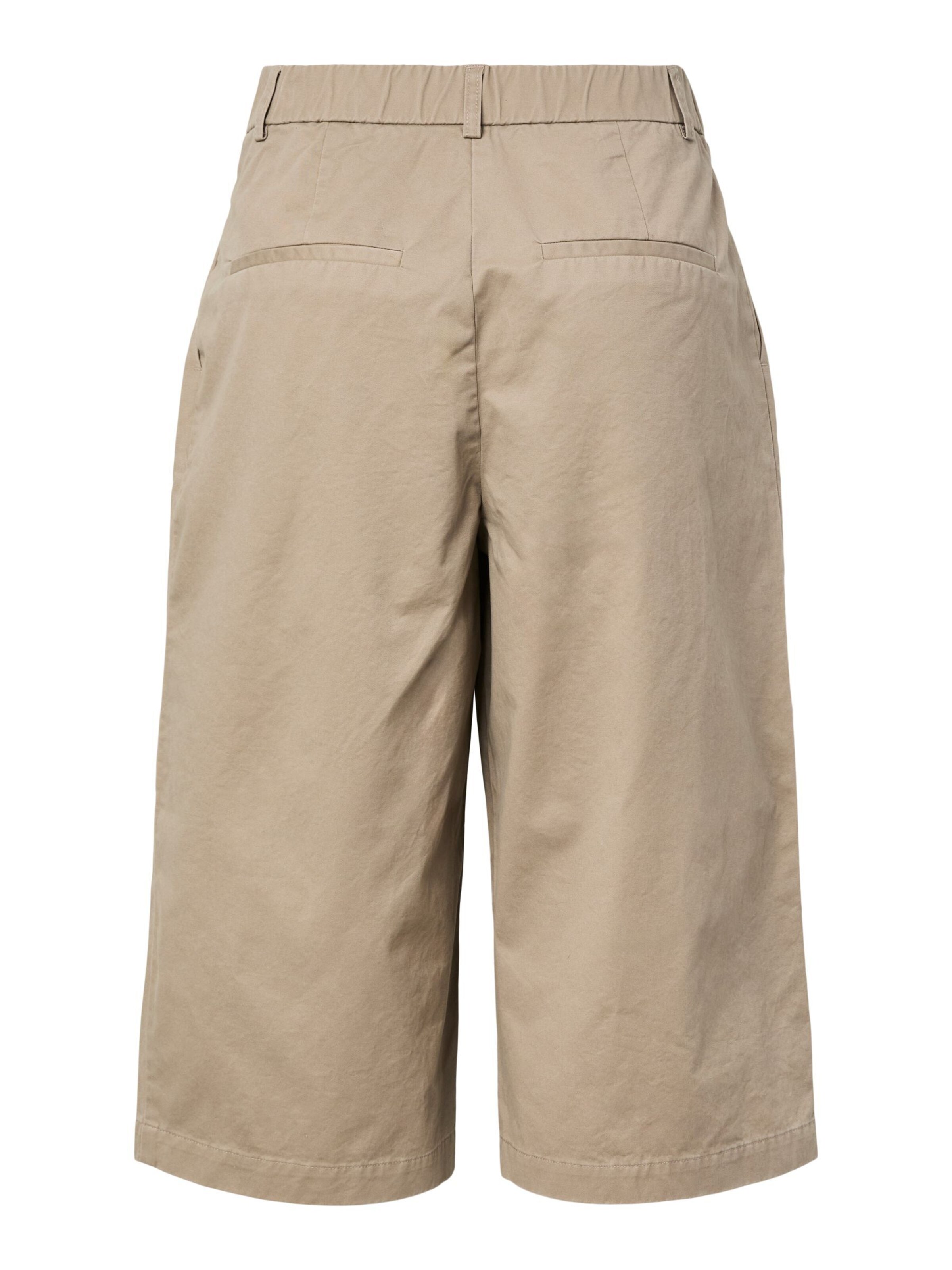 PIECES Regular Shorts 'Bermuda' in Braun