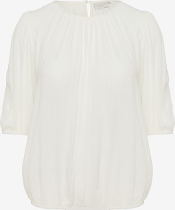 KAFFE CURVE Blouse 'Wilina' in White: front