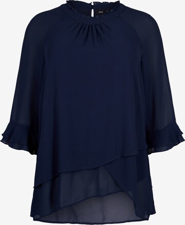 Zizzi - Blusa en azul: frente