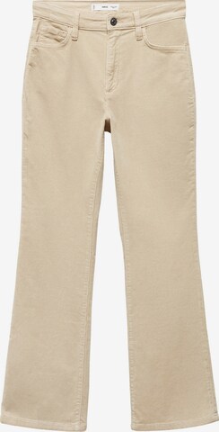 MANGO Bootcut Jeans 'SIENNAP' in Beige: voorkant