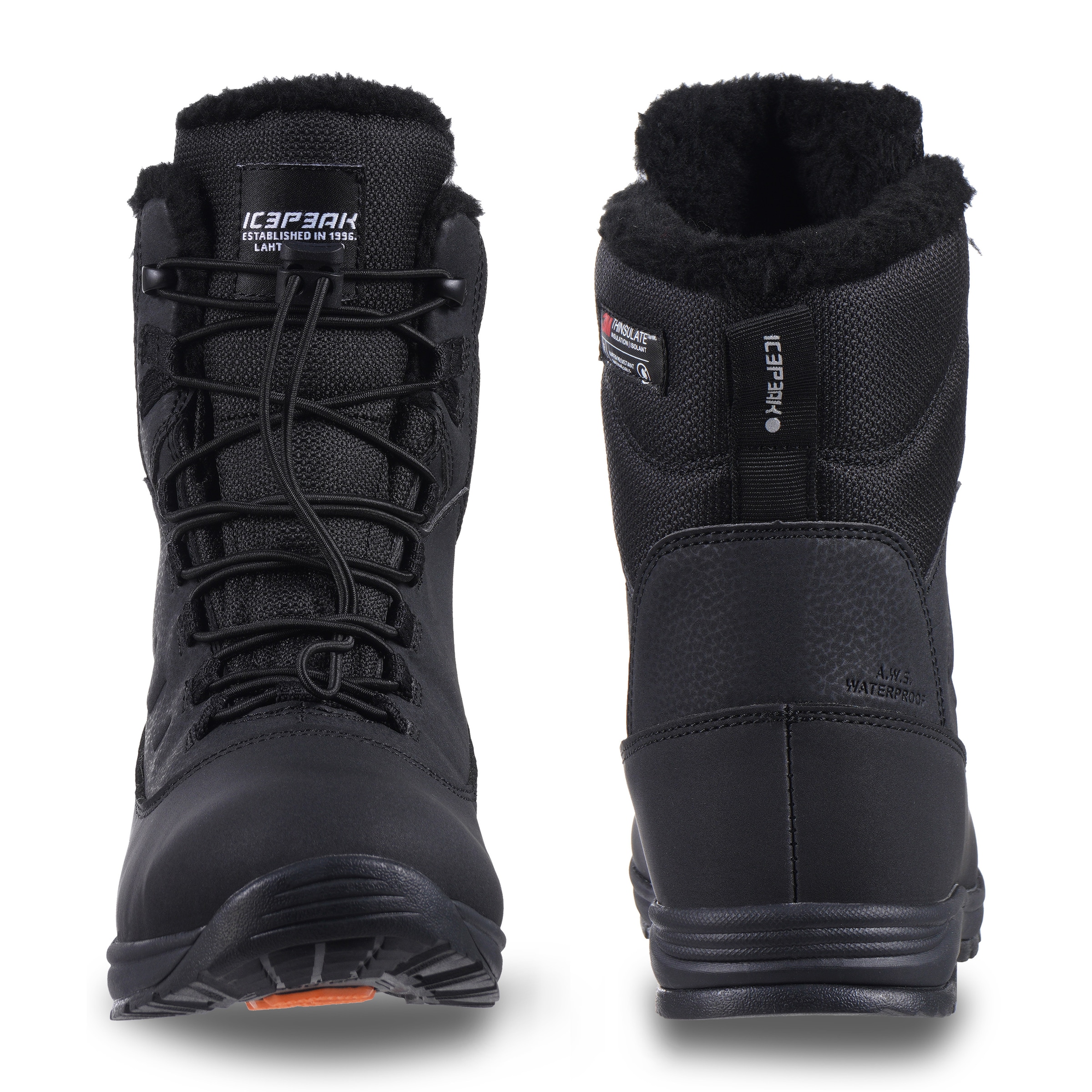ICEPEAK Bootsit 'Alofi2' värissä musta