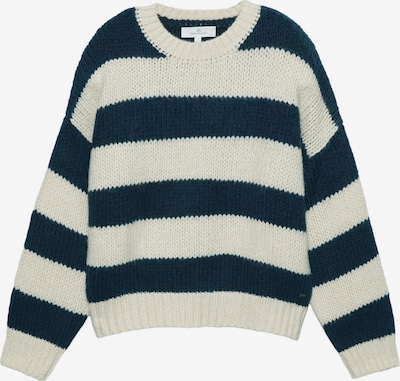 Pulover 'PACIFIC' Pull&Bear pe ecru / bleumarin, Vizualizare produs