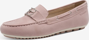 Mocassin Tamaris en rose : devant