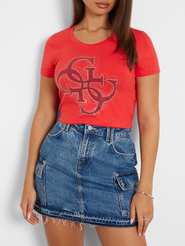 GUESS T-Shirt in Rot