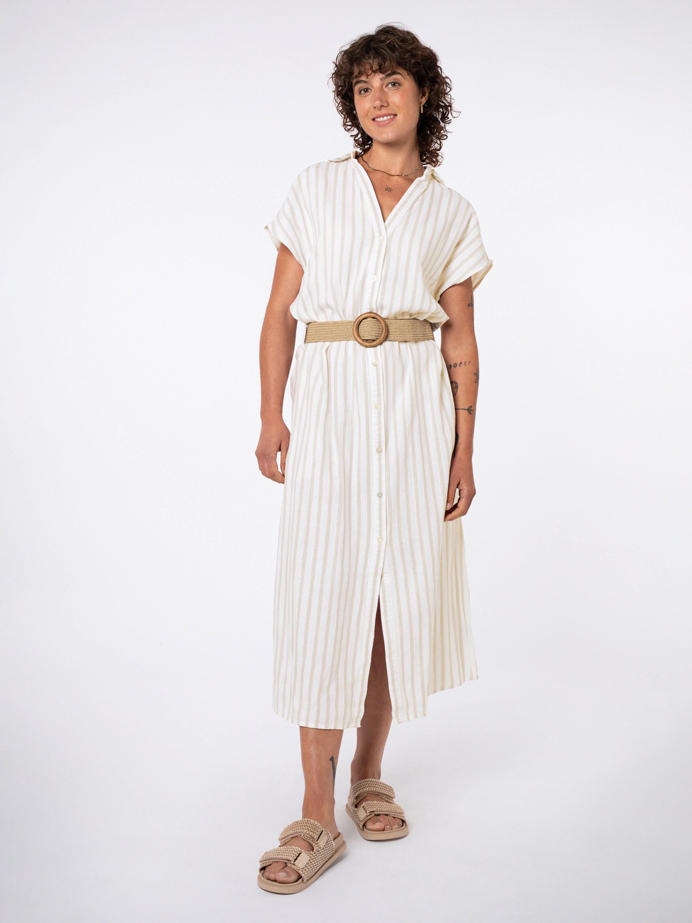 Eight2Nine Kleid in Beige: Vorderseite