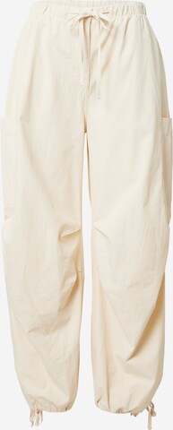 WEEKDAY Cargobroek 'Skyler' in Beige: voorkant