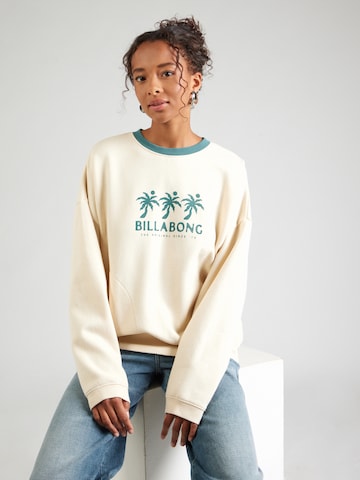 BILLABONG Collegepaita 'TRIPLE PALMS' värissä beige: etupuoli