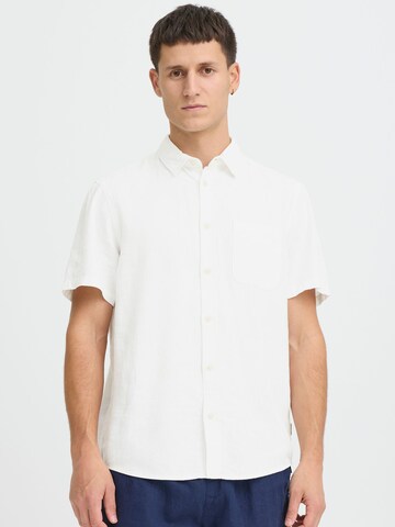 BLEND Regular Fit Leinenhemd ' BHLins ' in Weiß