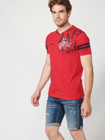 KOROSHI T-Shirt in Rot: Vorderseite