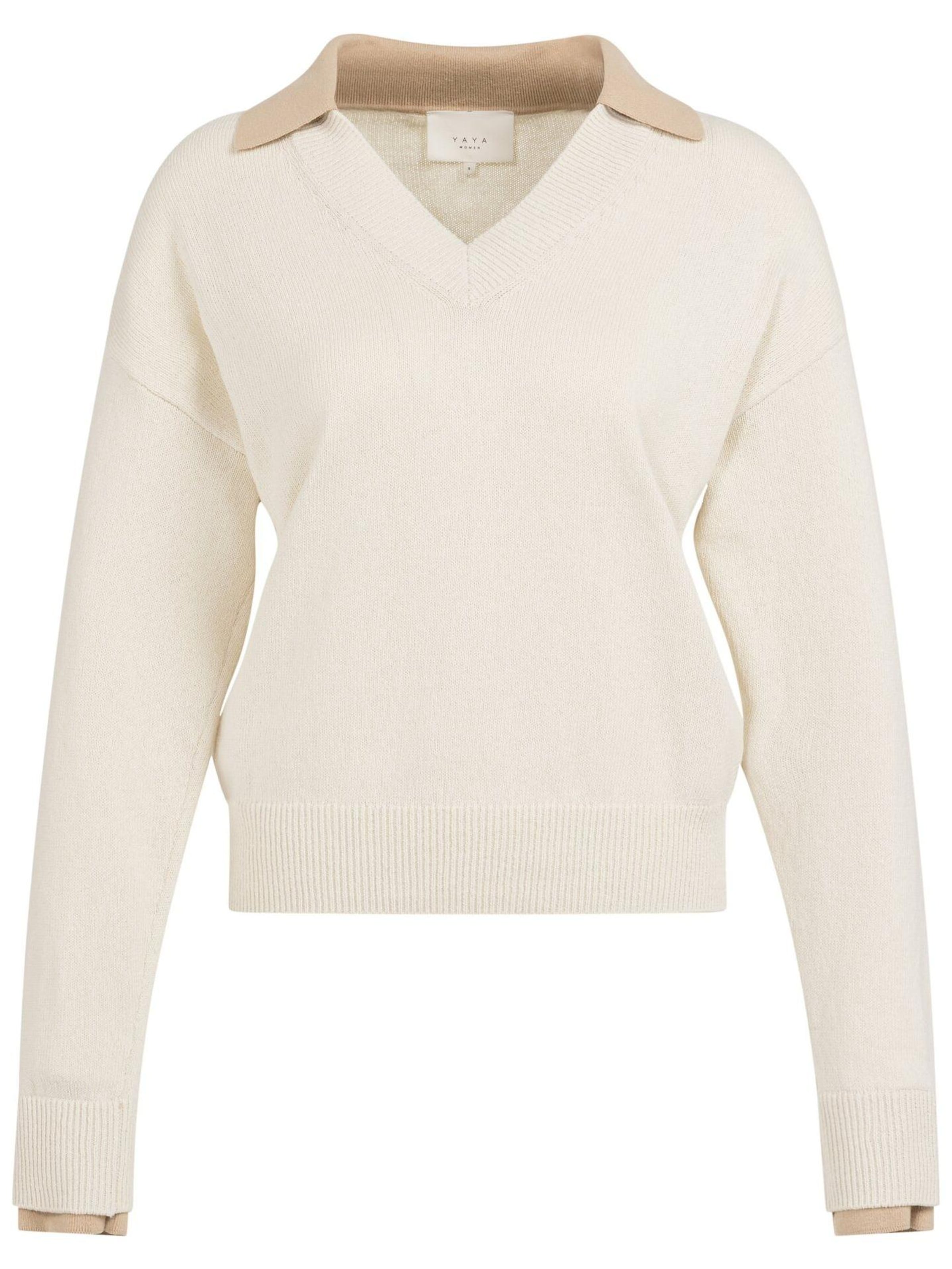 YAYA Pullover‌‌‌ in Beige: Vorderseite