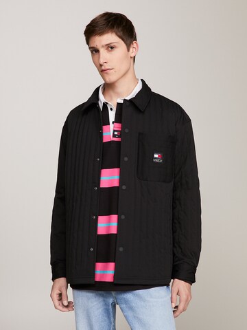 Tommy Jeans Between-season jacket in Black: front