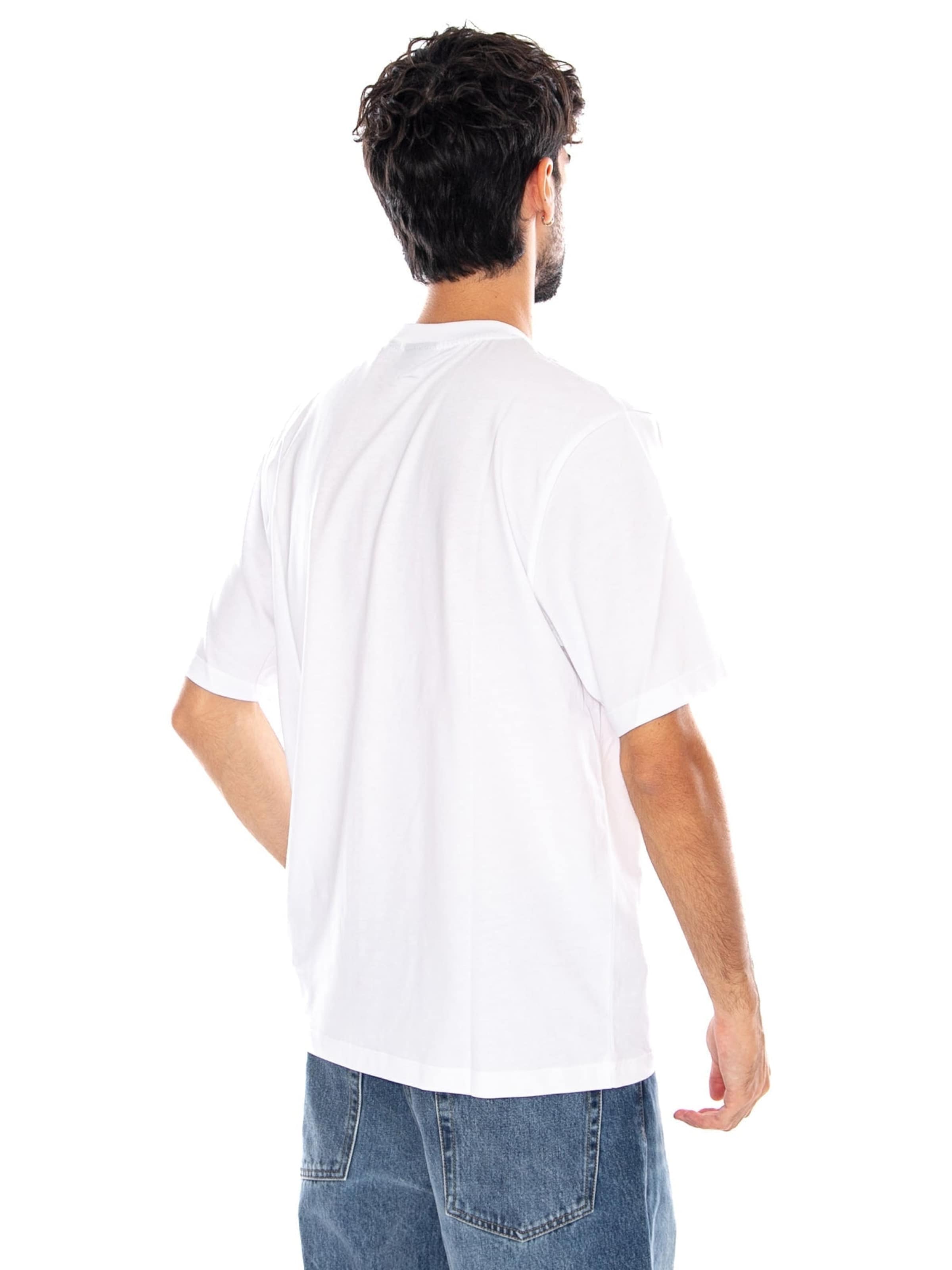T-Shirt 'SAN GENNARO TEE WHITE' DOLLY NOIRE en blanc