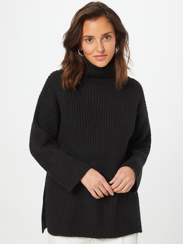 ABOUT YOU Sweater 'Caya' in Black: front