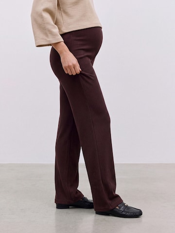 regular Pantaloni 'MLBROOKE' di MAMALICIOUS in marrone: frontale