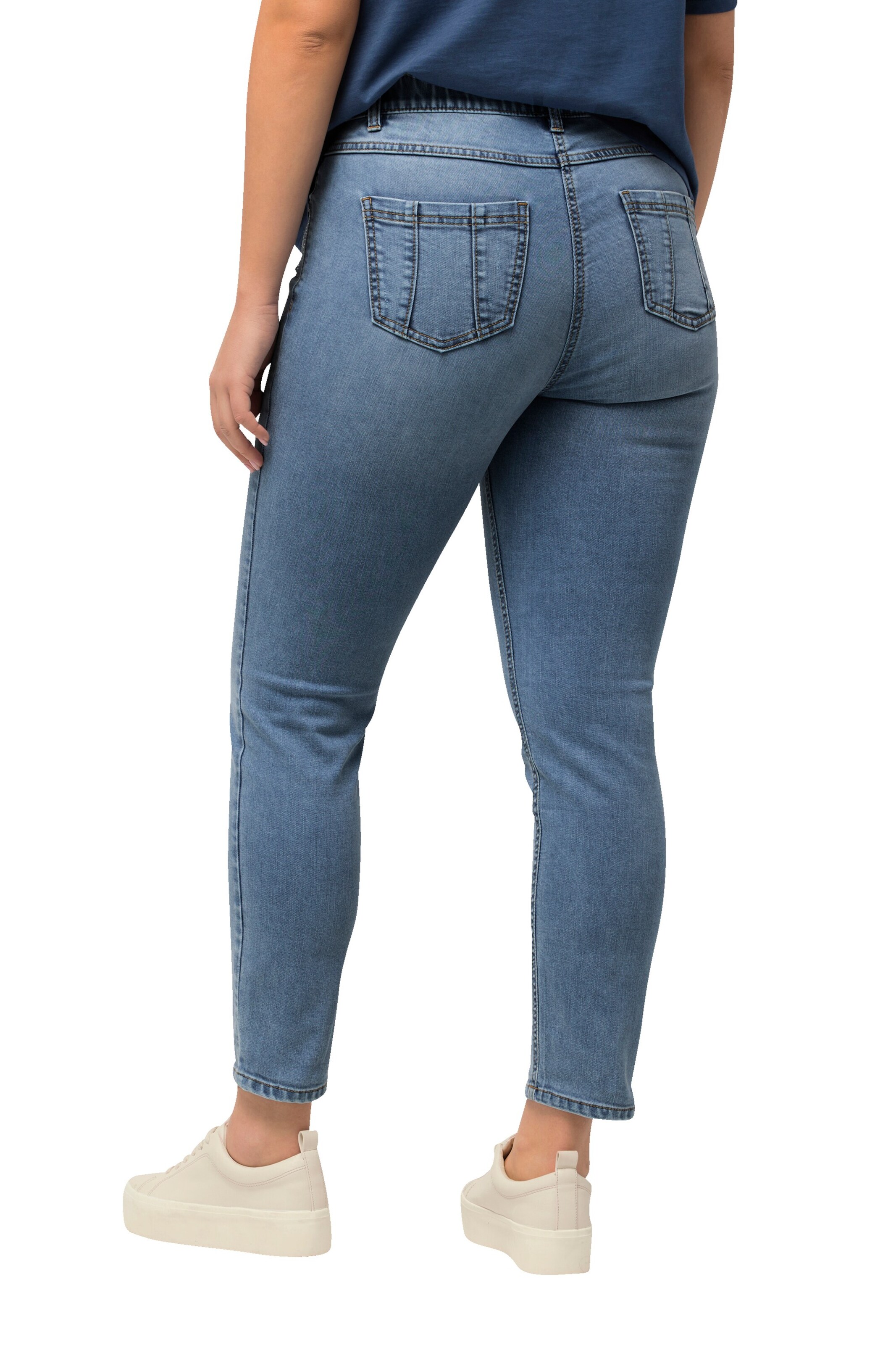 Ulla Popken Regular Jeans in Blauw